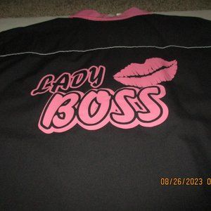 New  Lady Boss Bowling Shirt Size Large